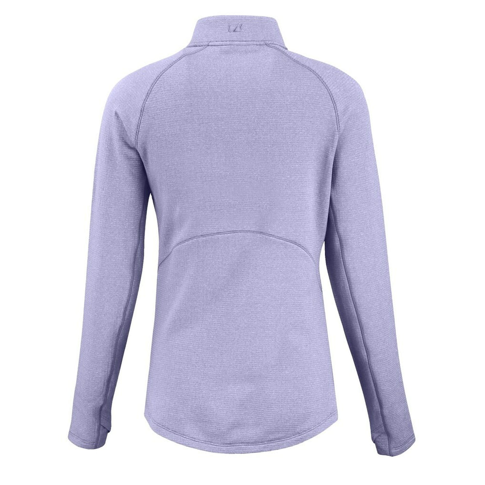 Cutter & Buck Women's Peshastin Eco Fleece Recycled Half-Zip Top - Buffalo Bills Tops