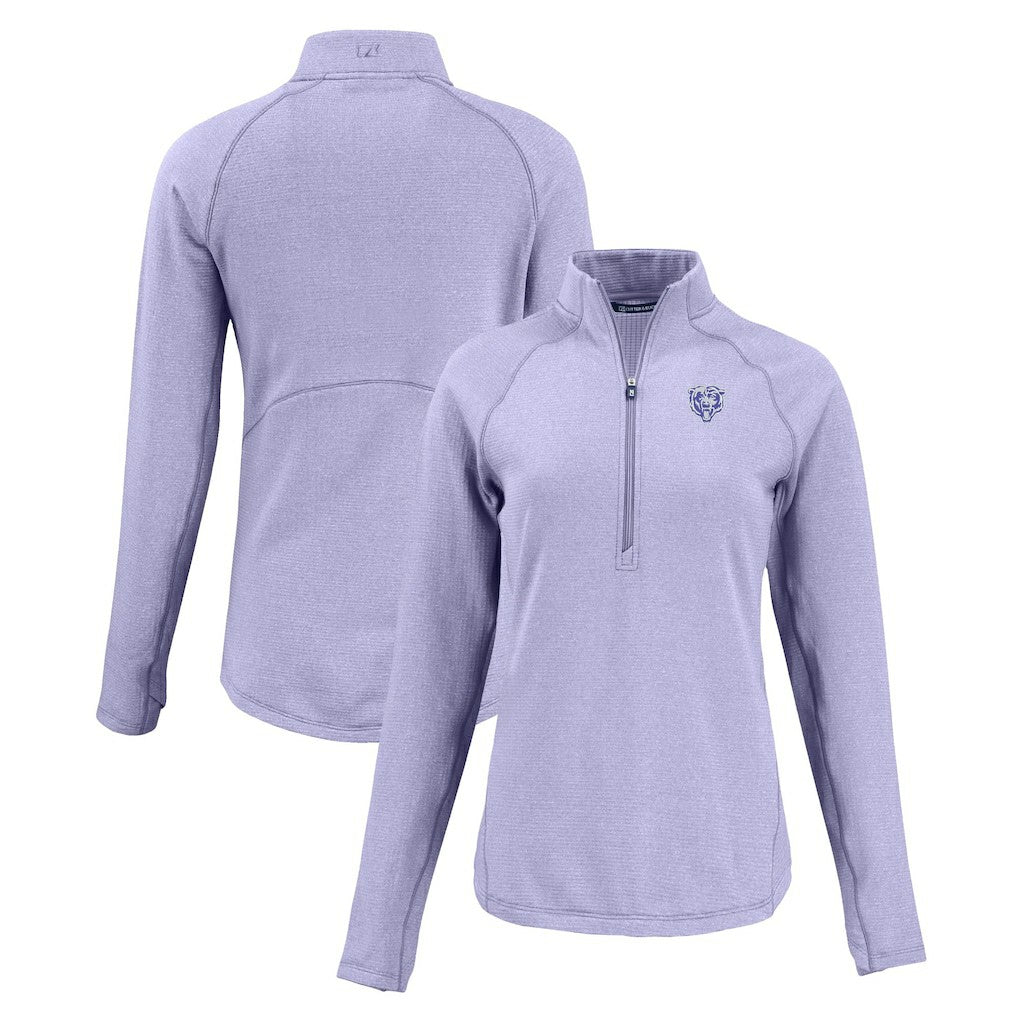 Cutter & Buck Women's Peshastin Eco Fleece Recycled Half-Zip Top - Chicago Bears Tops