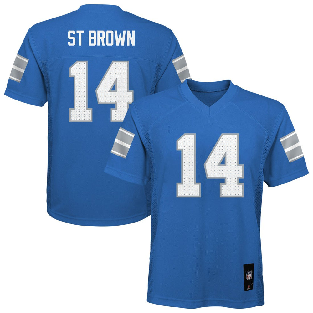 Amon-Ra St. Brown  Outerstuff Preschool Replica Player Jersey - Detroit Lions Jerseys