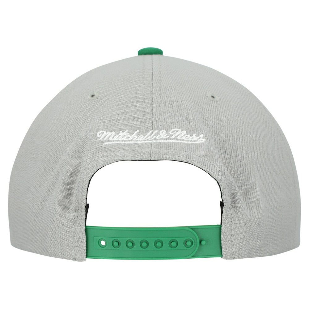 Gray Athletics Mitchell & Ness Cooperstown Collection Basic Flip Snapback Hat