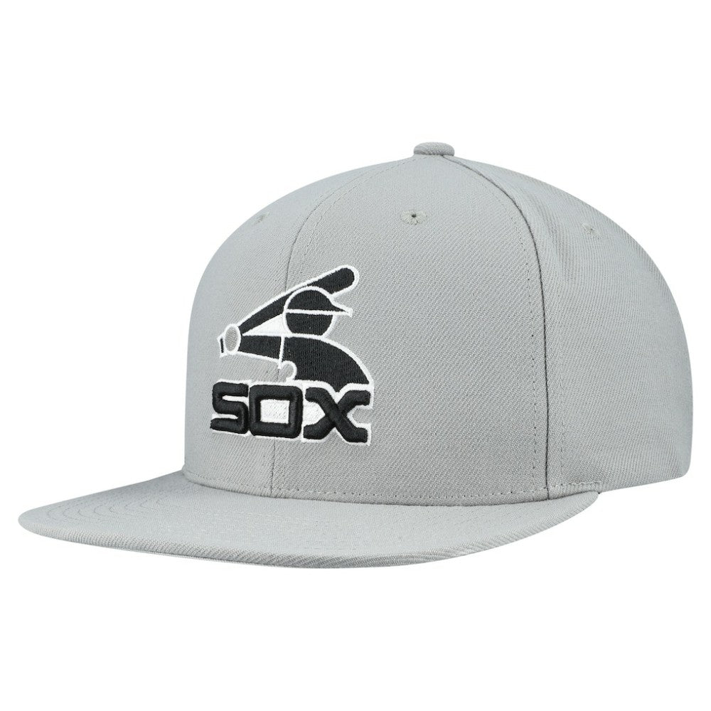 Gray Chicago White Sox Mitchell & Ness Cooperstown Collection Basic Flip Snapback Hat