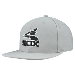 Gray Chicago White Sox Mitchell & Ness Cooperstown Collection Basic Flip Snapback Hat