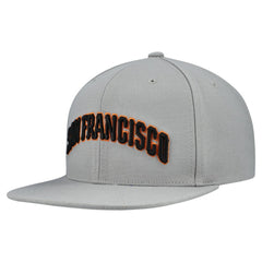 Gray San Francisco Giants Mitchell & Ness Cooperstown Collection Basic Flip Snapback Hat