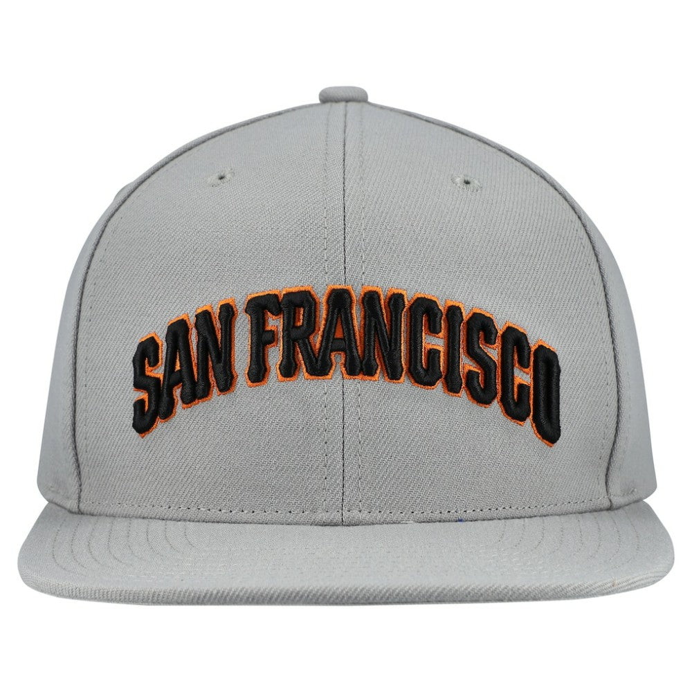 Gray San Francisco Giants Mitchell & Ness Cooperstown Collection Basic Flip Snapback Hat