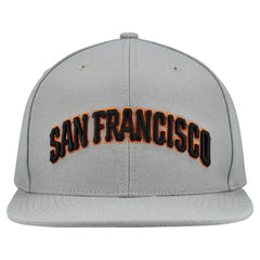 Gray San Francisco Giants Mitchell & Ness Cooperstown Collection Basic Flip Snapback Hat