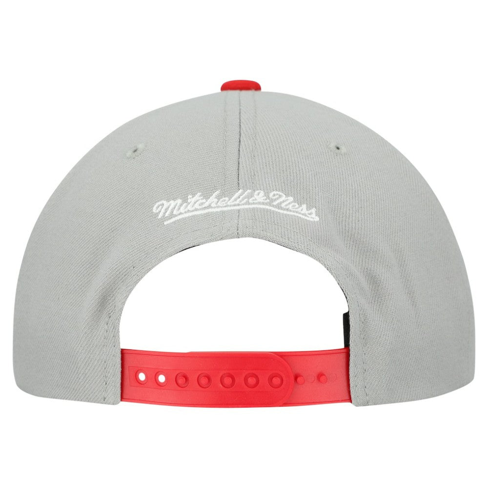 Gray Texas Rangers Mitchell & Ness Cooperstown Collection Basic Flip Snapback Hat
