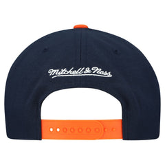 White Houston Astros Mitchell & Ness Cooperstown Collection Basic Flip Snapback Hat