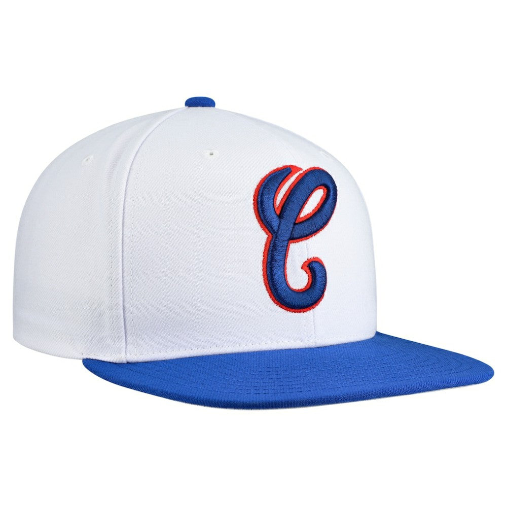White Chicago White Sox Mitchell & Ness Cooperstown Collection Basic Flip Snapback Hat