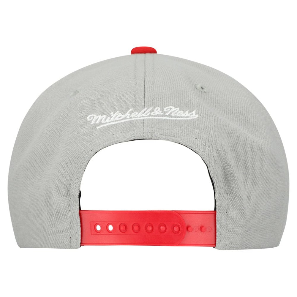 Gray Boston Red Sox Mitchell & Ness Cooperstown Collection Basic Flip Snapback Hat