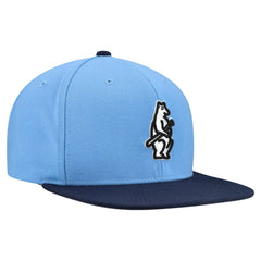 Light Blue Chicago Cubs Mitchell & Ness Cooperstown Collection Basic Flip Snapback Hat