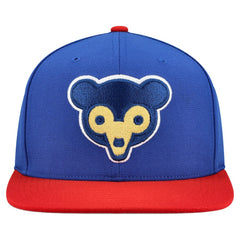 Royal Chicago Cubs Mitchell & Ness Cooperstown Collection Basic Flip Snapback Hat