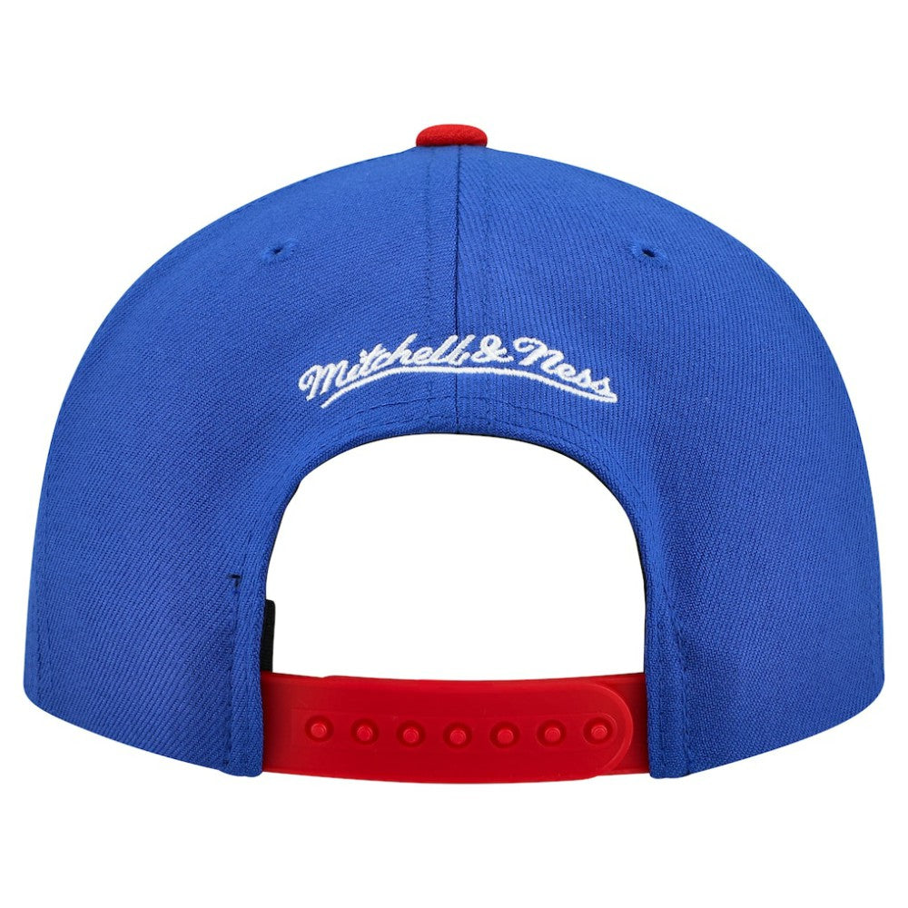 Royal Chicago Cubs Mitchell & Ness Cooperstown Collection Basic Flip Snapback Hat