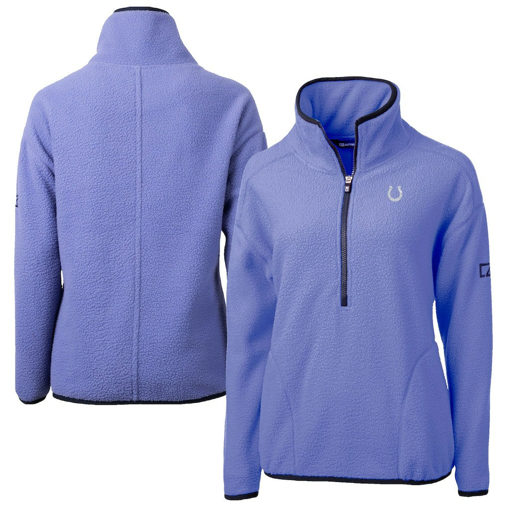 Cutter & Buck Women's Cascade Eco Fleece Half-Zip Jacket - Indianapolis Colts Jackets