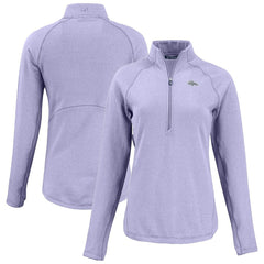 Cutter & Buck Women's Peshastin Eco Fleece Recycled Half-Zip Top - Denver Broncos Tops