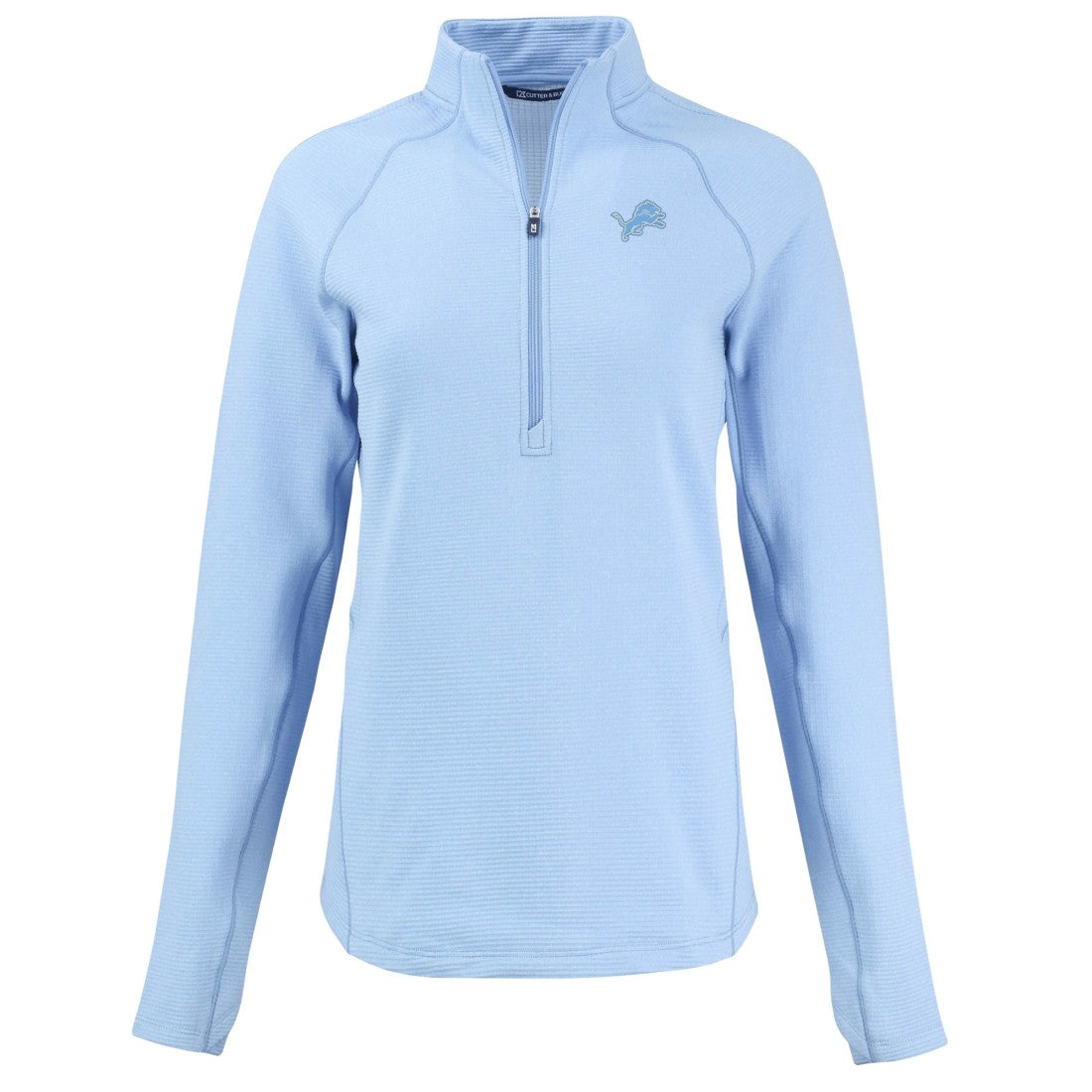 Cutter & Buck Women's Peshastin Eco Fleece Recycled Half-Zip Top - Detroit Lions Tops
