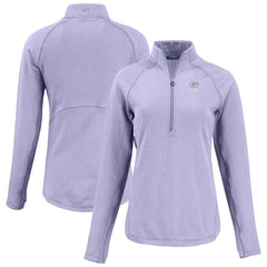 Cutter & Buck Women's Peshastin Eco Fleece Recycled Half-Zip Top - Green Bay Packers Tops