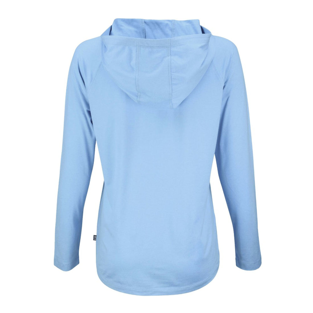 Cutter & Buck Women's Coastline Epic Comfort Eco Recycled Long Sleeve Hoodie T-Shirt - Denver Broncos Hoodies