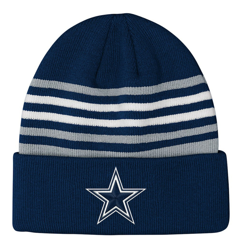 Outerstuff Youth Essentials Cuffed Knit Hat - Dallas Cowboys Hats