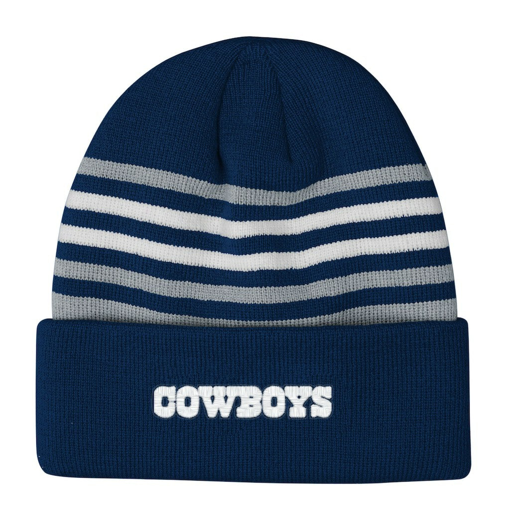 Outerstuff Youth Essentials Cuffed Knit Hat - Dallas Cowboys Hats