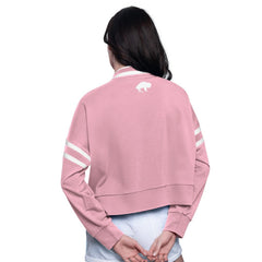 Starter Women's Power Play Cropped Pullover Sweatshirt - Buffalo Bills Pullover