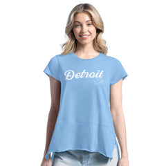 Margaritaville Women's Gametime Is Paradise T-Shirt - Detroit Lions T-shirts