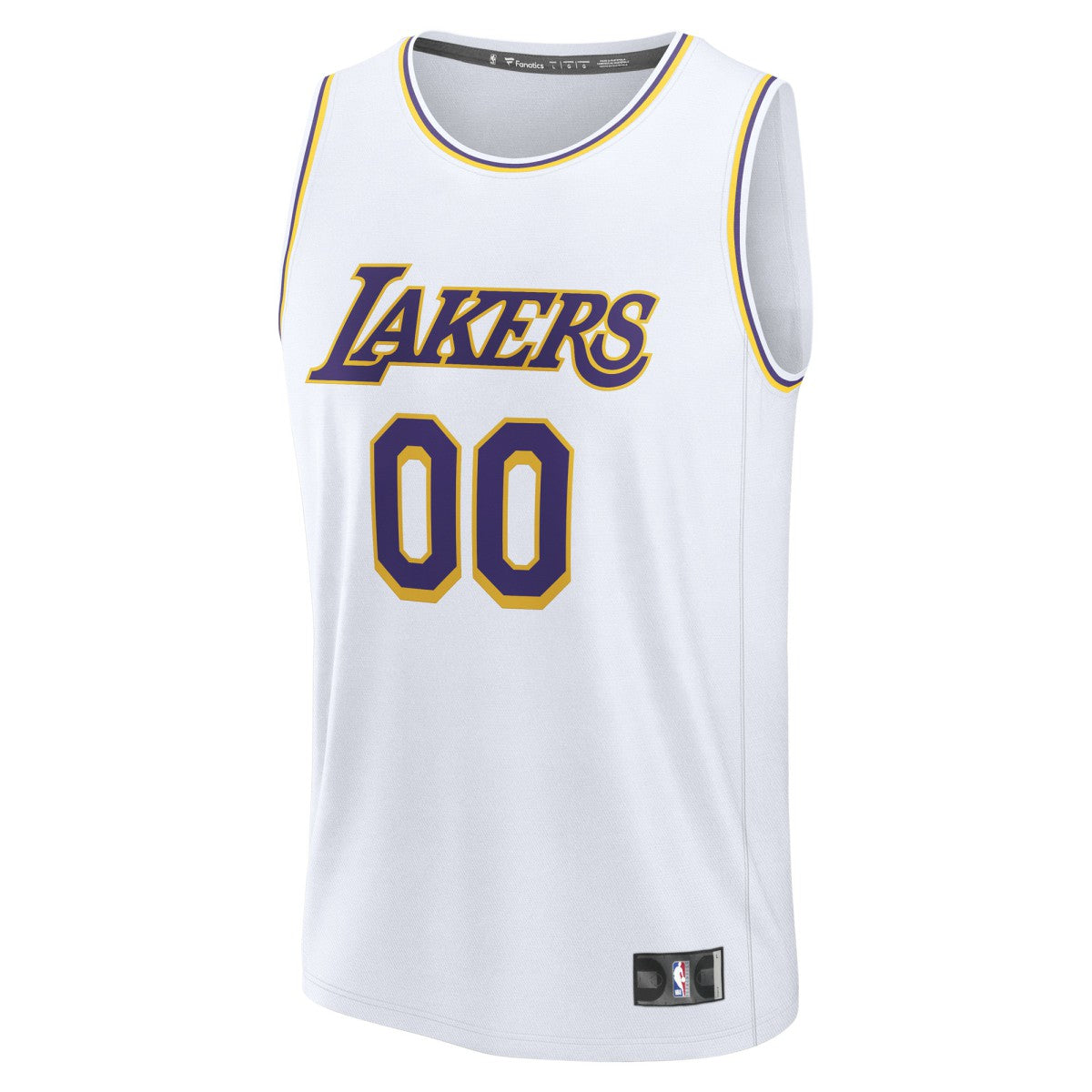 Fanatics Los Angeles Lakers Youth Fast Break Custom Replica Jersey