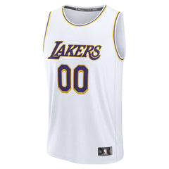 Fanatics Los Angeles Lakers Youth Fast Break Custom Replica Jersey