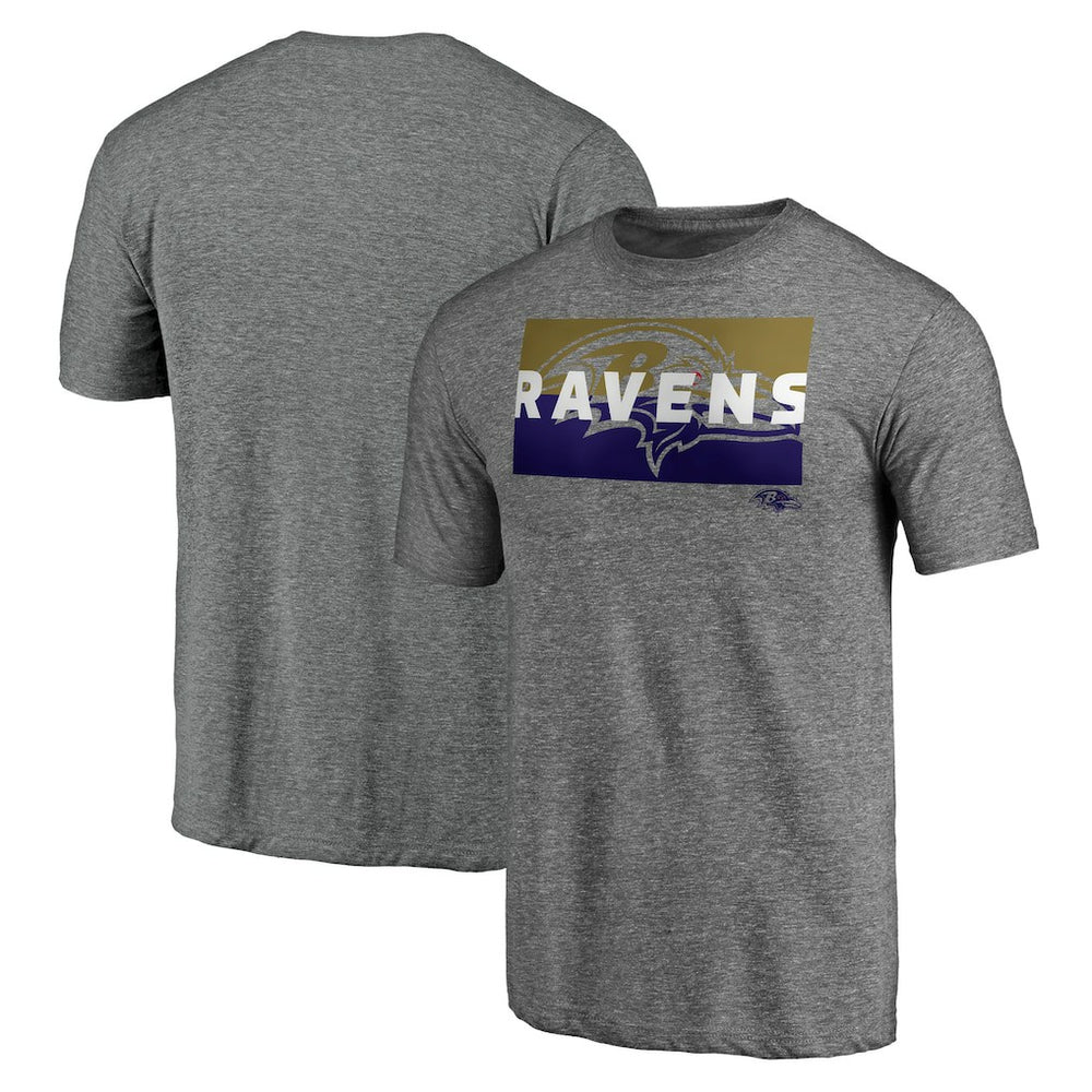 Square Off Tri-Blend T-Shirt - Baltimore Ravens T-shirts