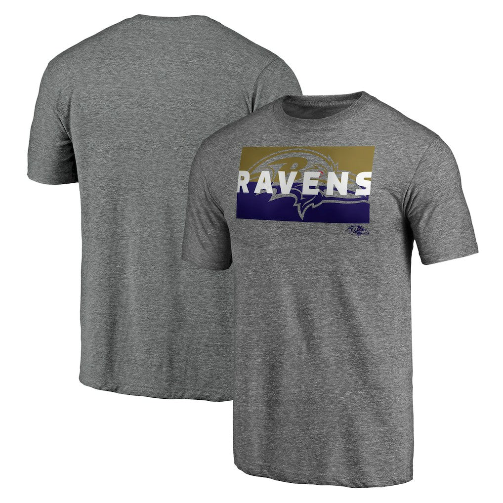 Square Off Tri-Blend T-Shirt - Baltimore Ravens T-shirts