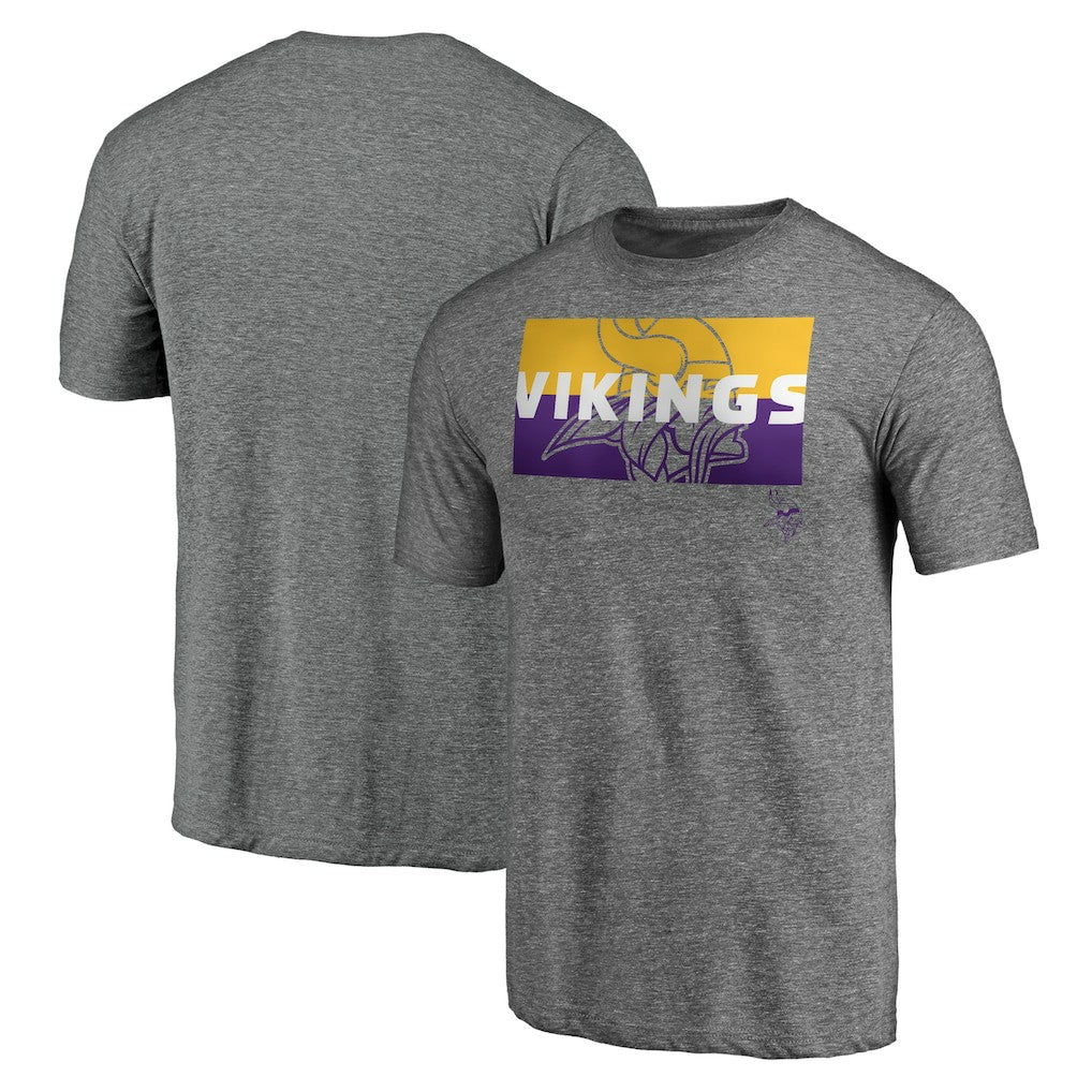 Square Off Tri-Blend T-Shirt - Minnesota Vikings T-shirts
