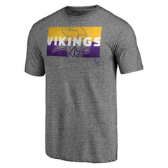 Square Off Tri-Blend T-Shirt - Minnesota Vikings T-shirts