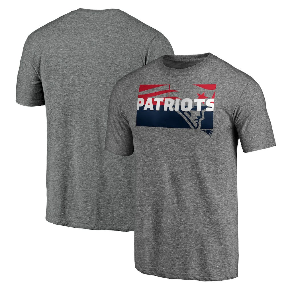 Square Off Tri-Blend T-Shirt - New England Patriots T-shirts