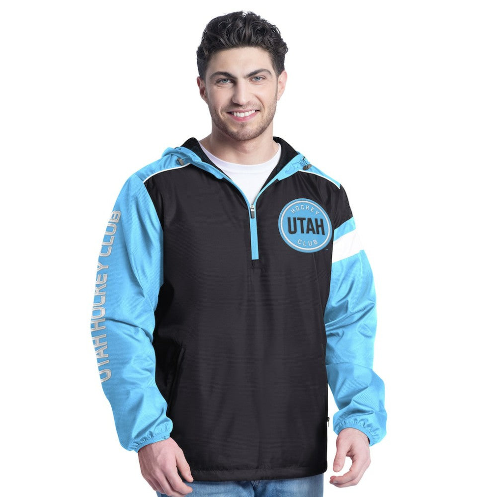 NHL Utah Hockey Club G-III Sports by Carl Banks Lateral Half-Zip Hoodie Jacket