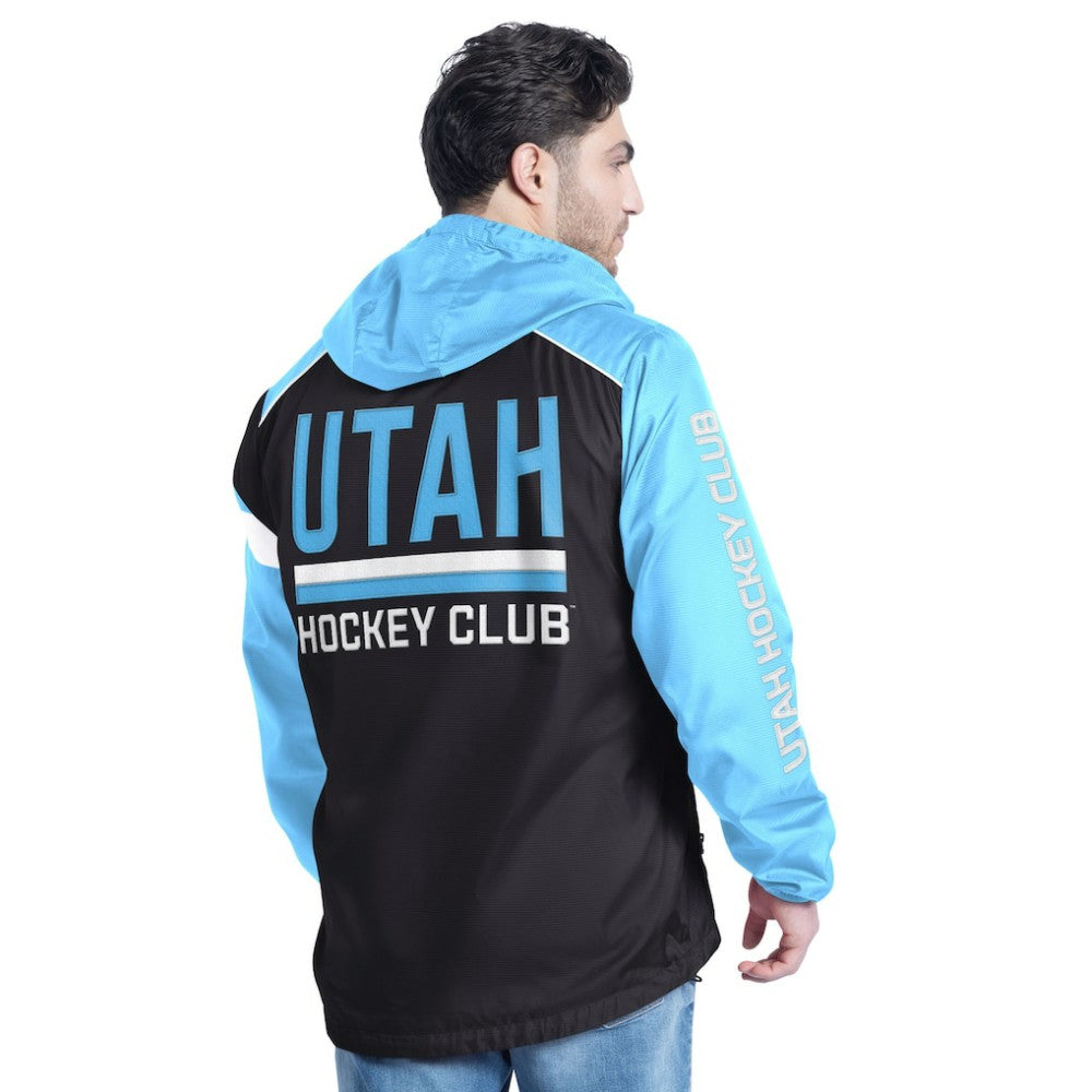 NHL Utah Hockey Club G-III Sports by Carl Banks Lateral Half-Zip Hoodie Jacket
