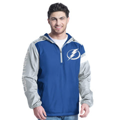 NHL Tampa Bay Lightning G-III Sports by Carl Banks Lateral Half-Zip Hoodie Jacket