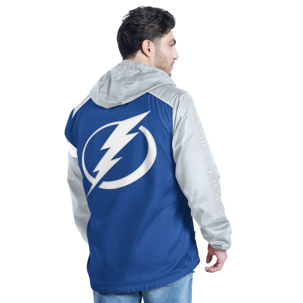 NHL Tampa Bay Lightning G-III Sports by Carl Banks Lateral Half-Zip Hoodie Jacket