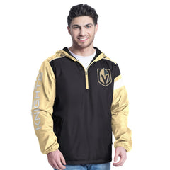 NHL Vegas Golden Knights G-III Sports by Carl Banks Lateral Half-Zip Hoodie Jacket