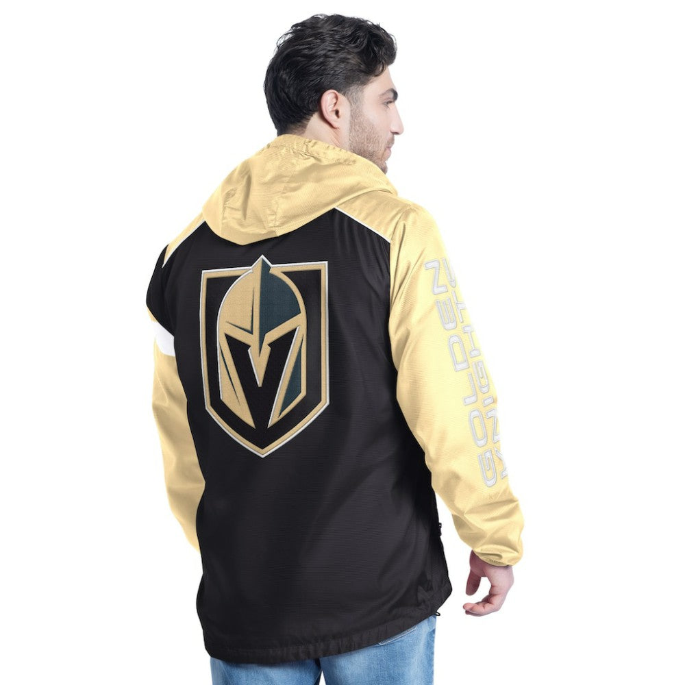NHL Vegas Golden Knights G-III Sports by Carl Banks Lateral Half-Zip Hoodie Jacket