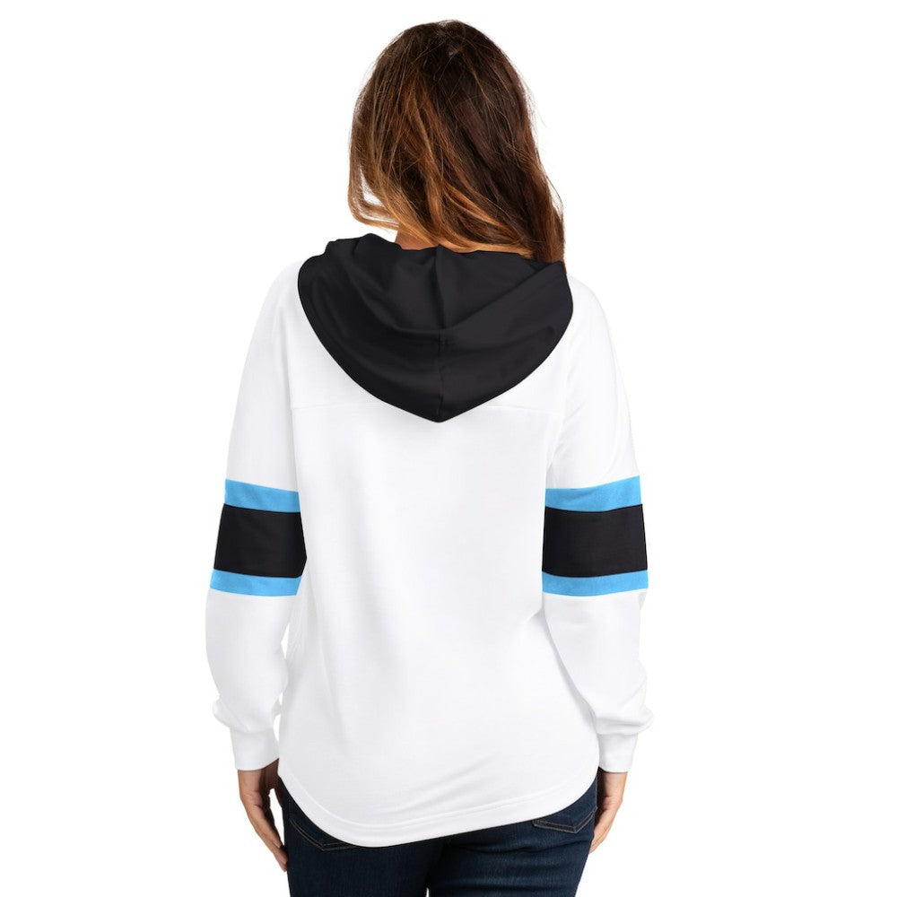 NHL Utah Mammoth G-III 4Her by Carl Banks Women's Goal Zone Long Sleeve Lace-Up Hoodie T-Shirt