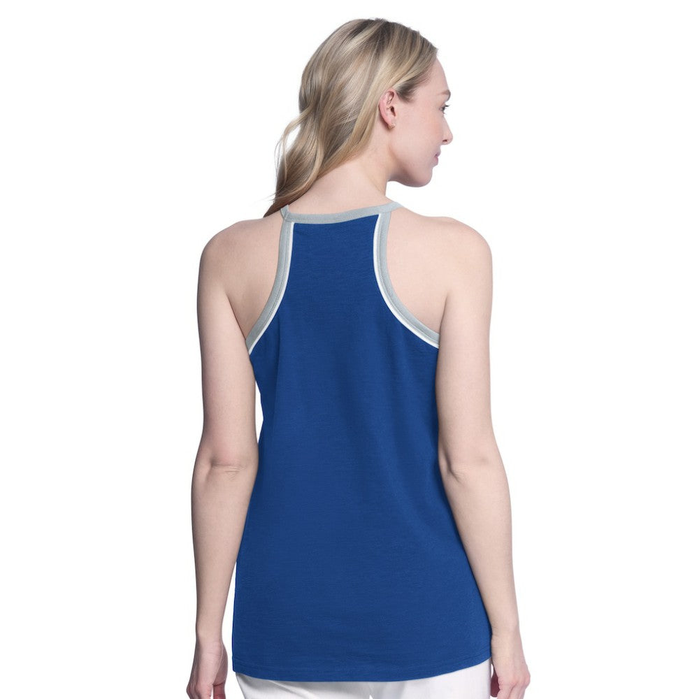 NHL Tampa Bay Lightning G-III 4Her by Carl Banks Women's Curveball Racerback Scoop Neck Slub Tank Top