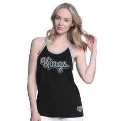 NHL Los Angeles Kings G-III 4Her by Carl Banks Women's Curveball Racerback Scoop Neck Slub Tank Top