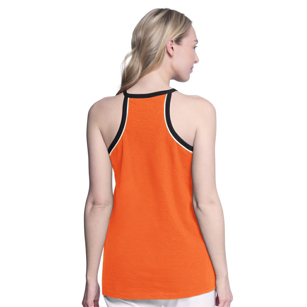 NHL Philadelphia Flyers G-III 4Her by Carl Banks Women's Curveball Racerback Scoop Neck Slub Tank Top