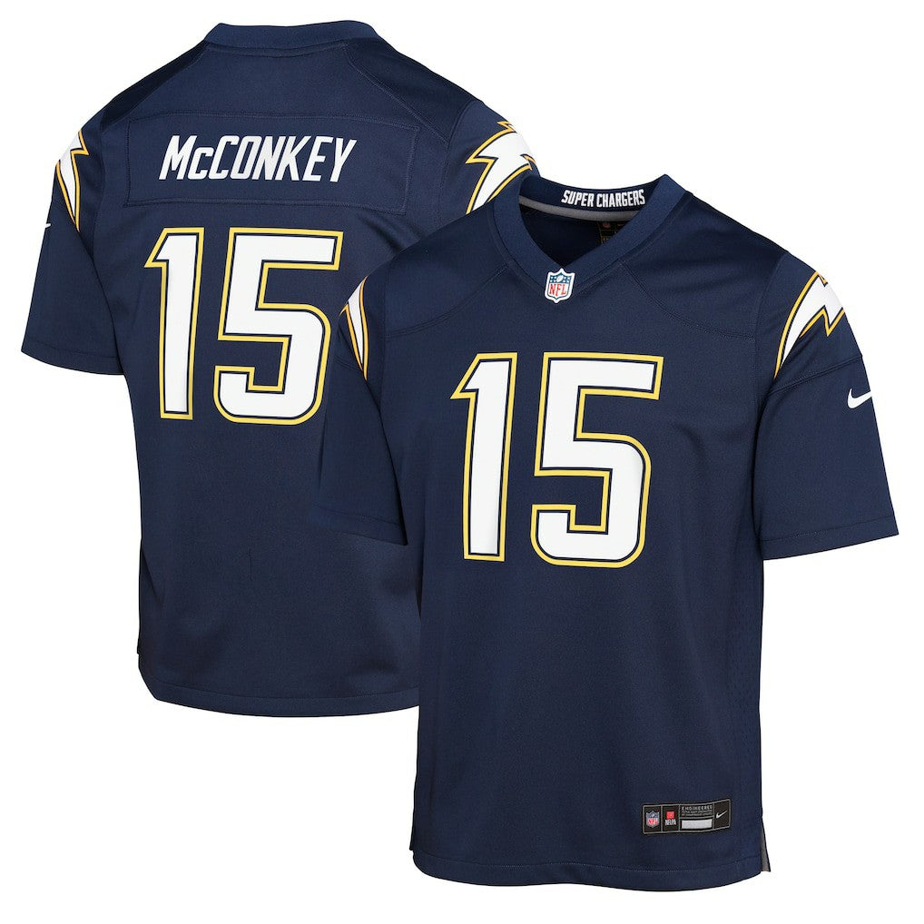 Ladd McConkey  Youth Alternate Super Chargers Game Player Jersey - Los Angeles Chargers Jerseys
