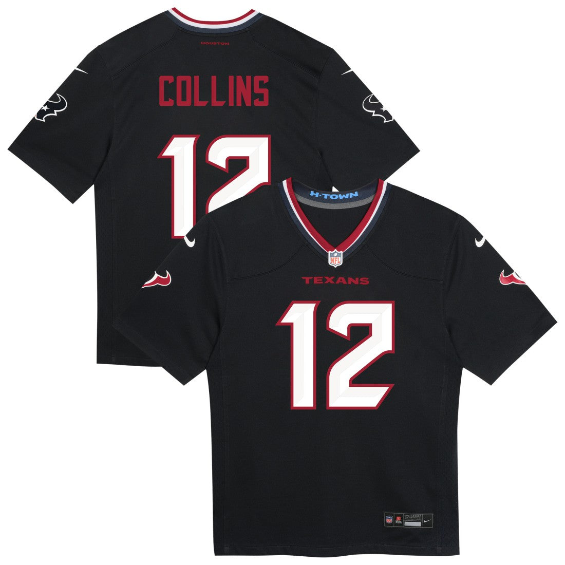 Nico Collins  Preschool Team Player Game Jersey - Houston Texans Jerseys