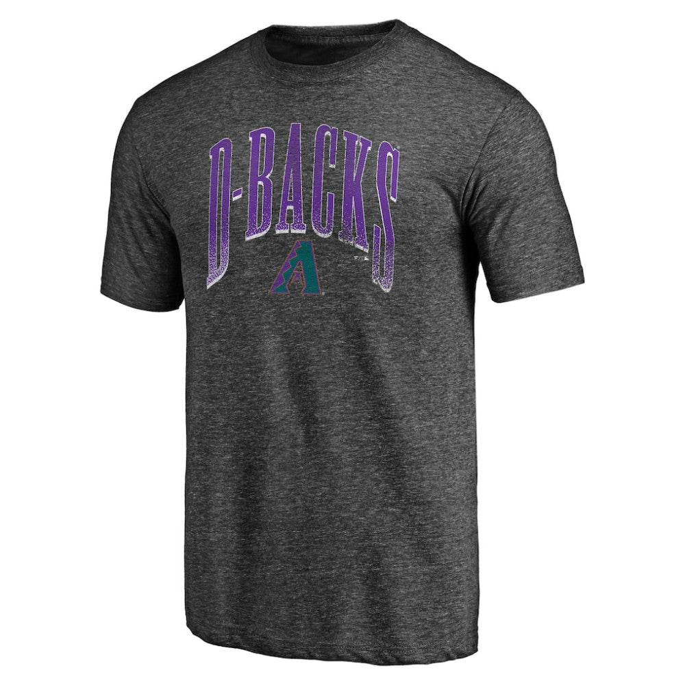 Charcoal Arizona Diamondbacks Line Corps Tri-Blend T-Shirt