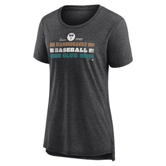 Gray Arizona Diamondbacks Women's Power Swing Tri-Blend T-Shirt