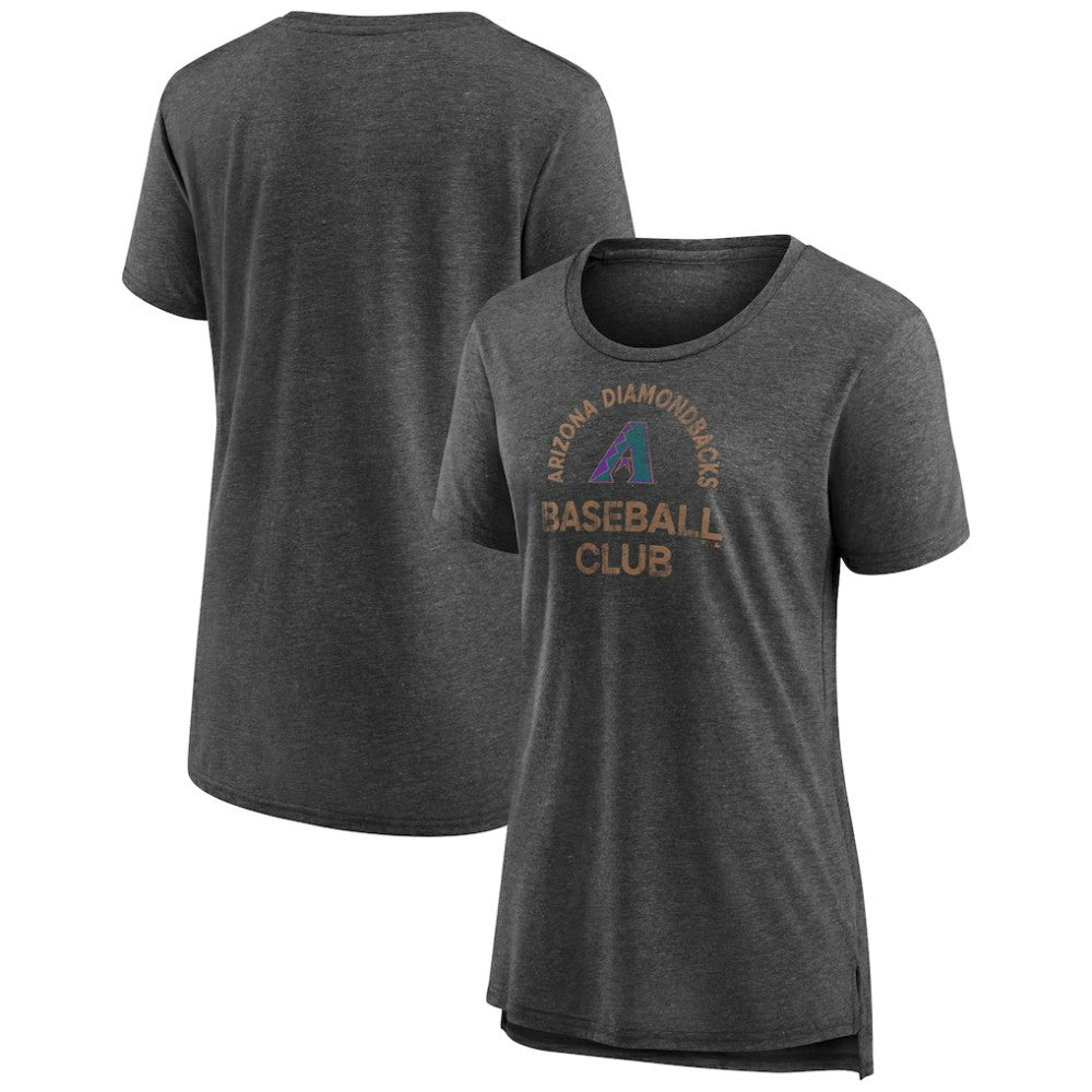 Gray Arizona Diamondbacks Women's Selected First Tri-Blend T-Shirt