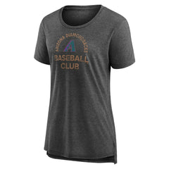 Gray Arizona Diamondbacks Women's Selected First Tri-Blend T-Shirt