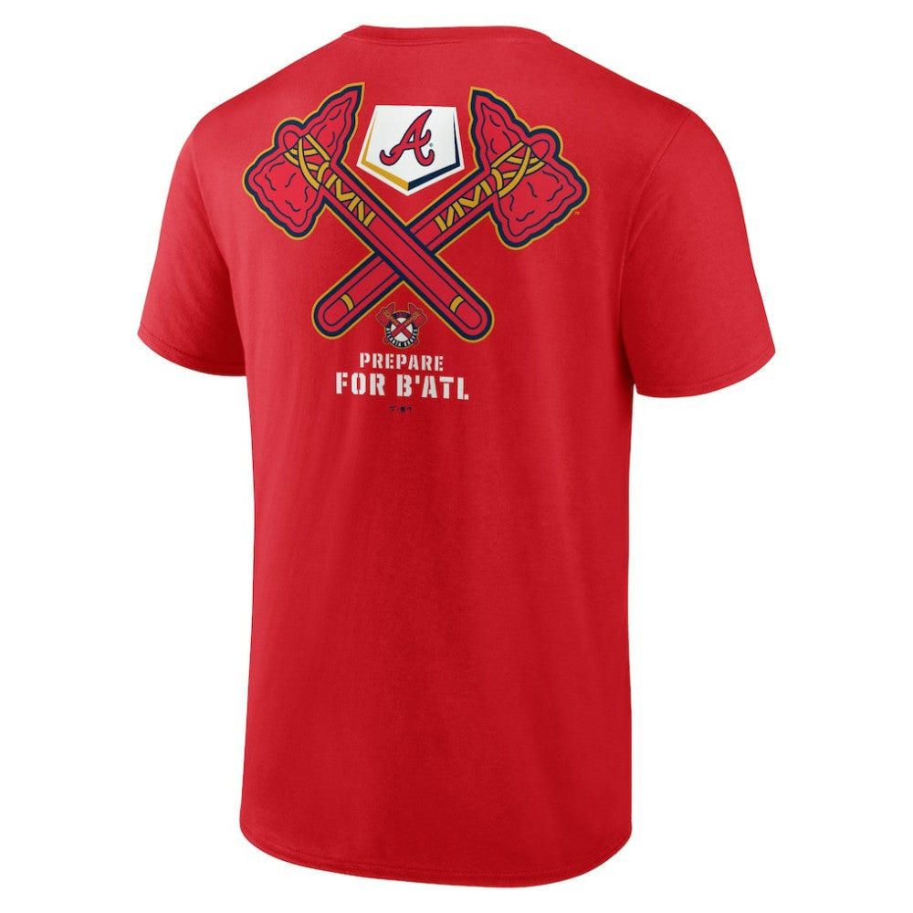Red Atlanta Braves BATL T-Shirt