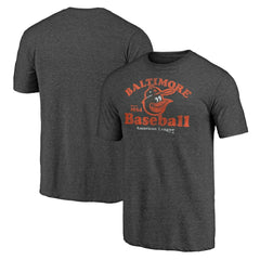 Charcoal Baltimore Orioles Our Game Tri-Blend T-Shirt